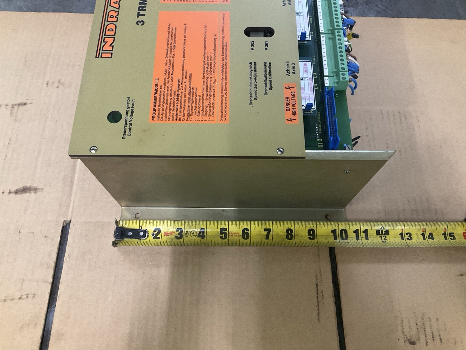 Maho MH600E CNC Milling Machine Idramat 3 TRM 2 Servo Module Amplifier