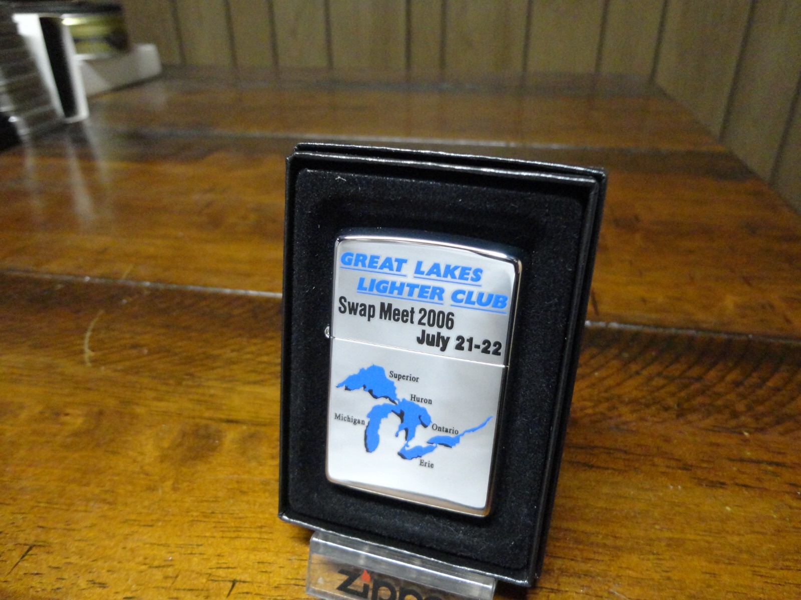 GLLC GREAT LAKES LIGHTER CLUB 2006 SWAP MEET ZIPPO LIGHTER MINT IN BOX