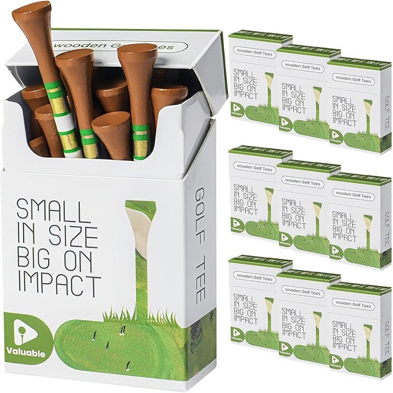Golf Tees In Funny Packaging 162pcs, Premium Durable Bamboo Tees, Golf Gifts