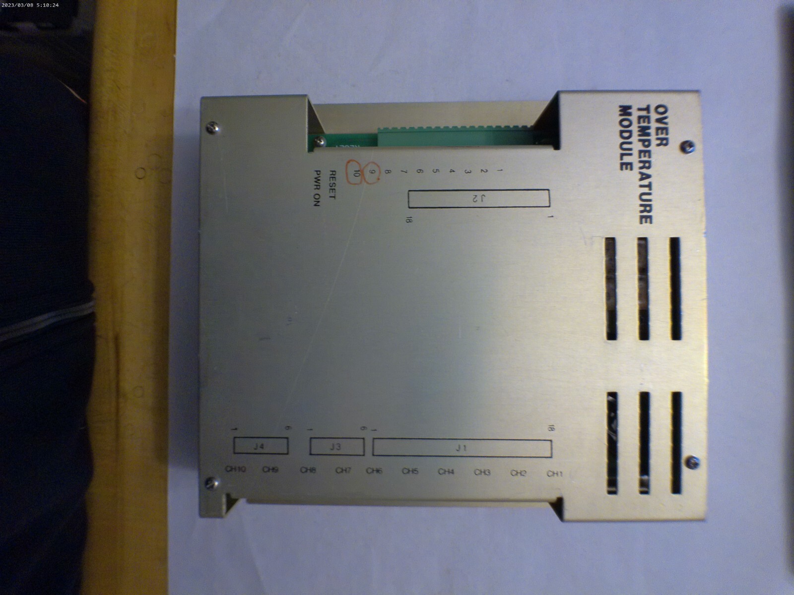 (4) BTU 504386 OVEN TEMPERATURE MODULES (REPAIRABLE)