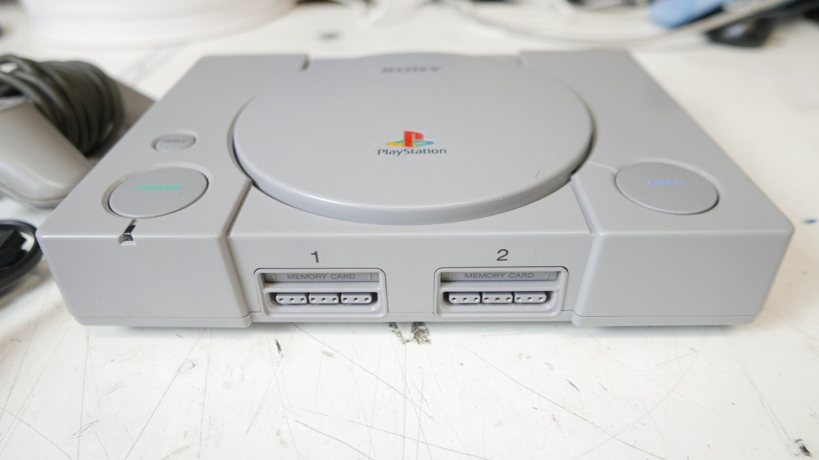 Original Sony Playstation 1 PS1 Console with Cables & OEM Controller