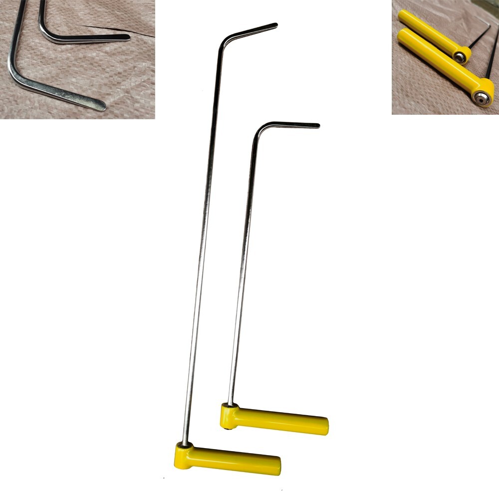 Paintless Dent Repair Rods Puller Push Hook Tools Car Body Hail Removal Set