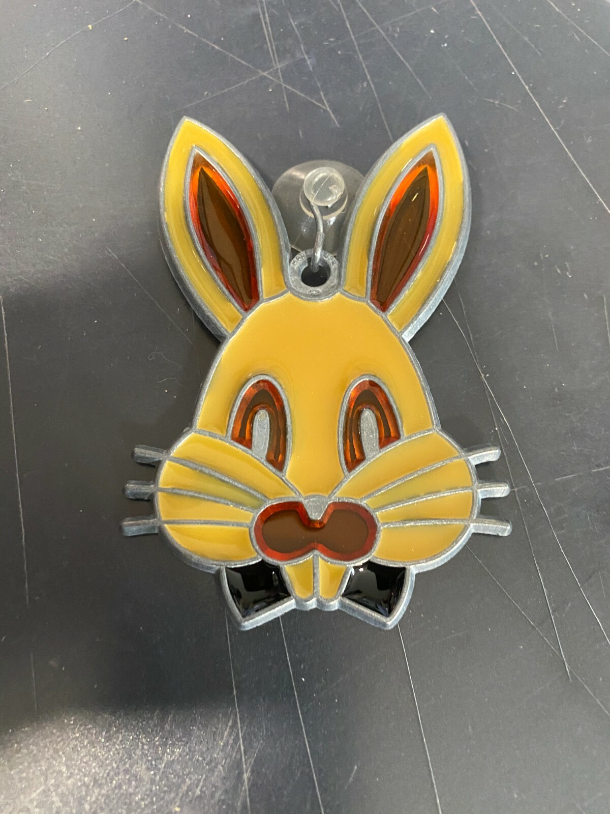 Rabbit Bunny~ Suncatcher Stained Glass/Acrylic/Metal ~ 4"