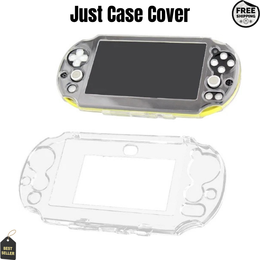OSTENT Protective Clear Crystal Hard Guard Case Cover for Sony PS Vita PSV 2000
