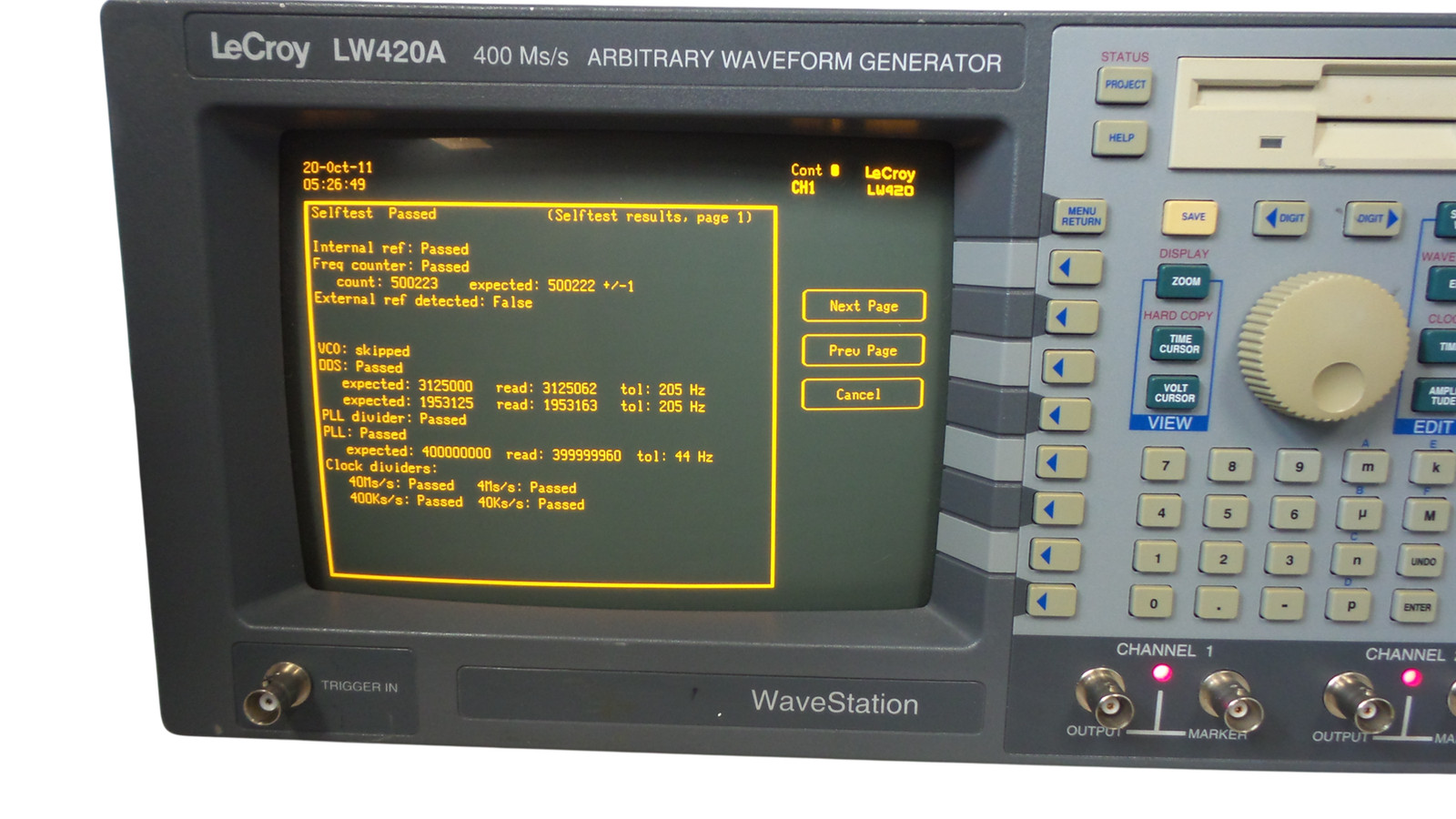 LECROY LW420A 400 Ms/s ARBITRARY WAVEFORM GENERATOR - Free Shipping