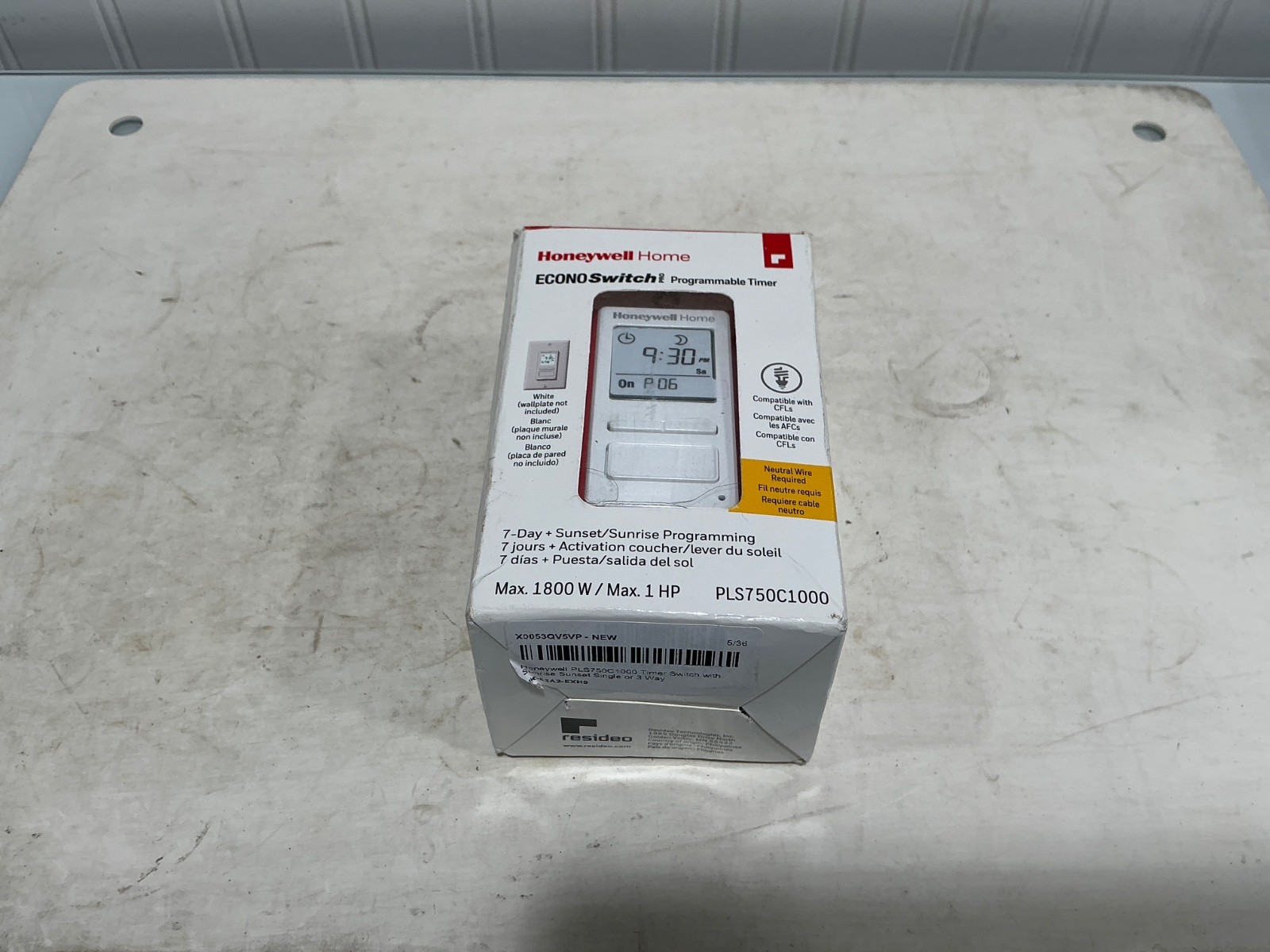 Honeywell PLS750C1000 Econo Switch Programmable Timer