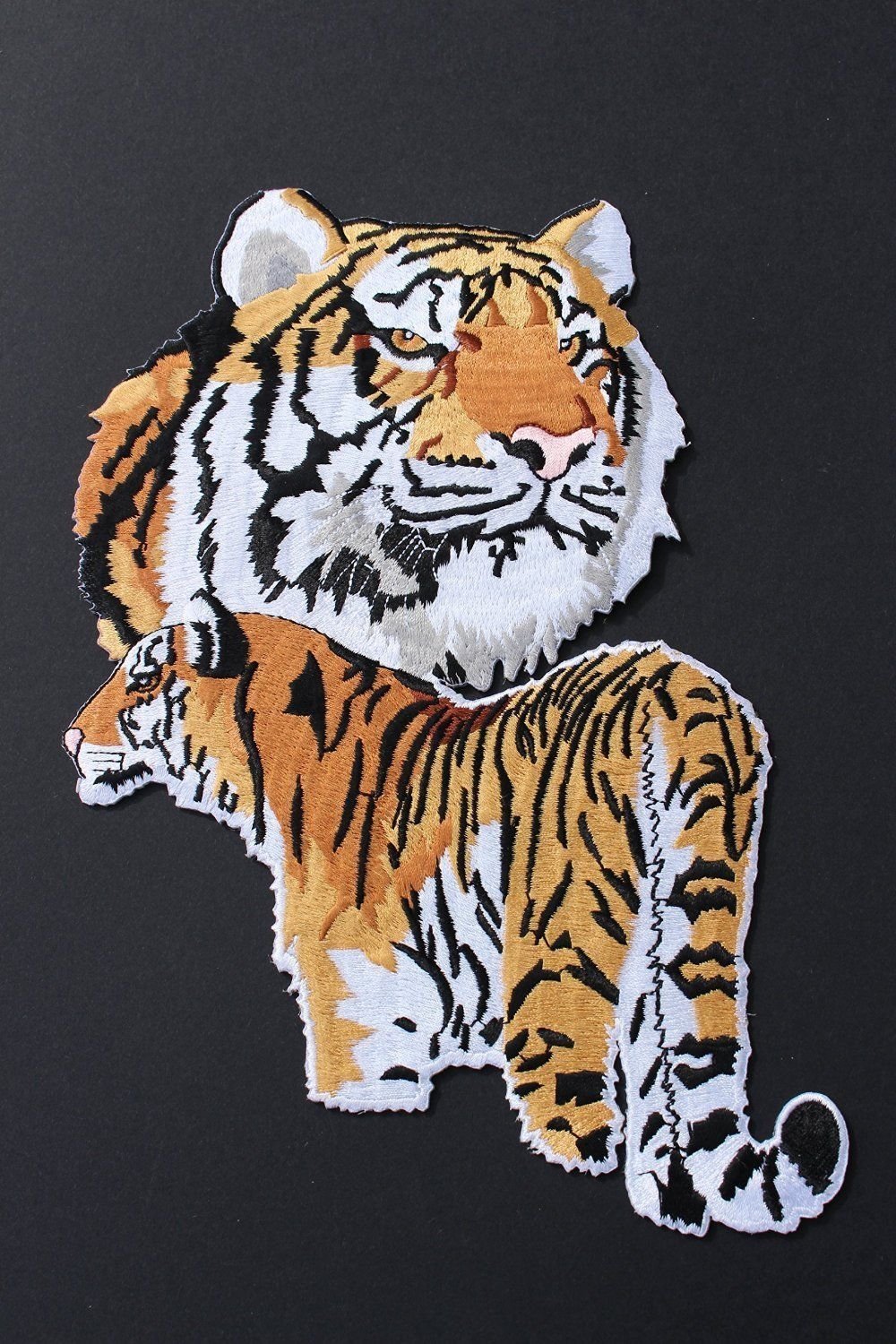 XXL Patch Bengal Tiger (Phantera) - 22.5 x 18.3cm (Iron On)