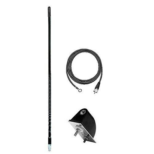 Firestik LG4-M2-B 4' No Ground Plane Tuneable Tip CB Radio Antenna Kit (Black)