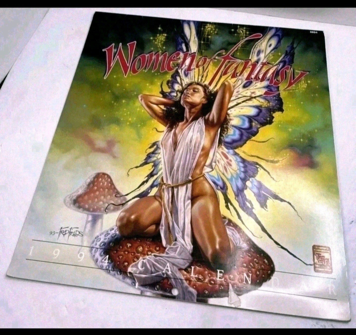 TSR Dungeons And Dragons 1994 Women Of Fantasy Calendar #8894 Vintage
