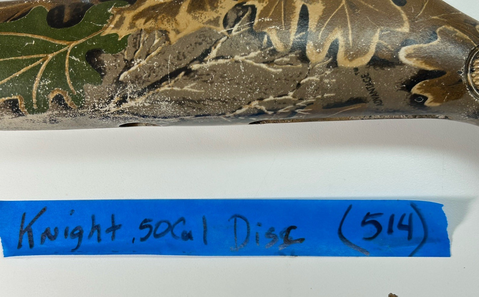 Knight Disc Inline Muzzleloader Camo Synthetic Stock
