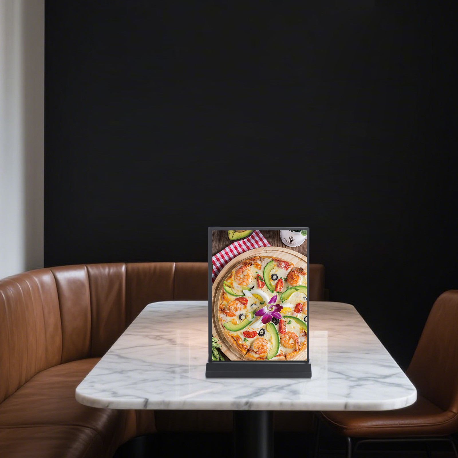 Tabletop LED Sign Holder, LED Poster Frame, LED Sign Holder for Restaurants/Bars