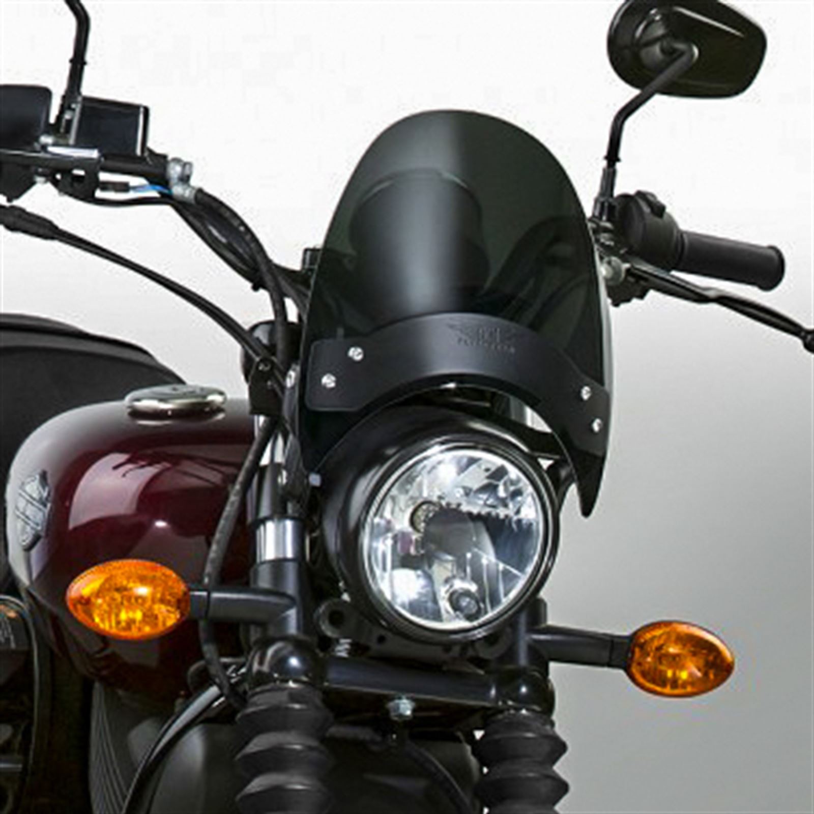 National Cycle Flyscreen Windscreen Dark Smoke Black Hardware N2531-002