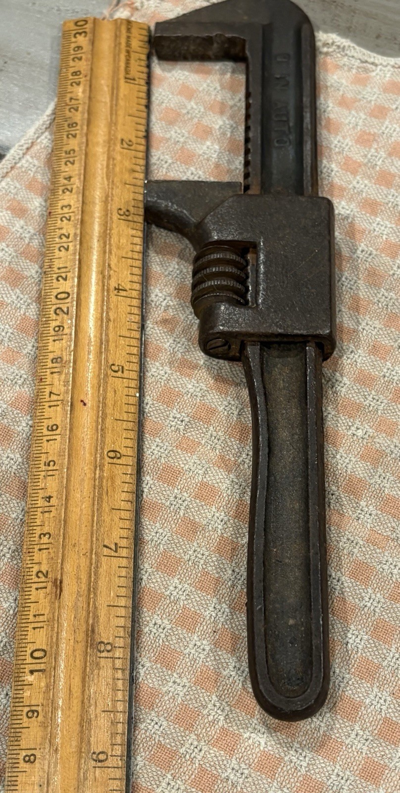 8 Inch Drop Forged Pipe Wrench Made In USA Collectible Wrench
