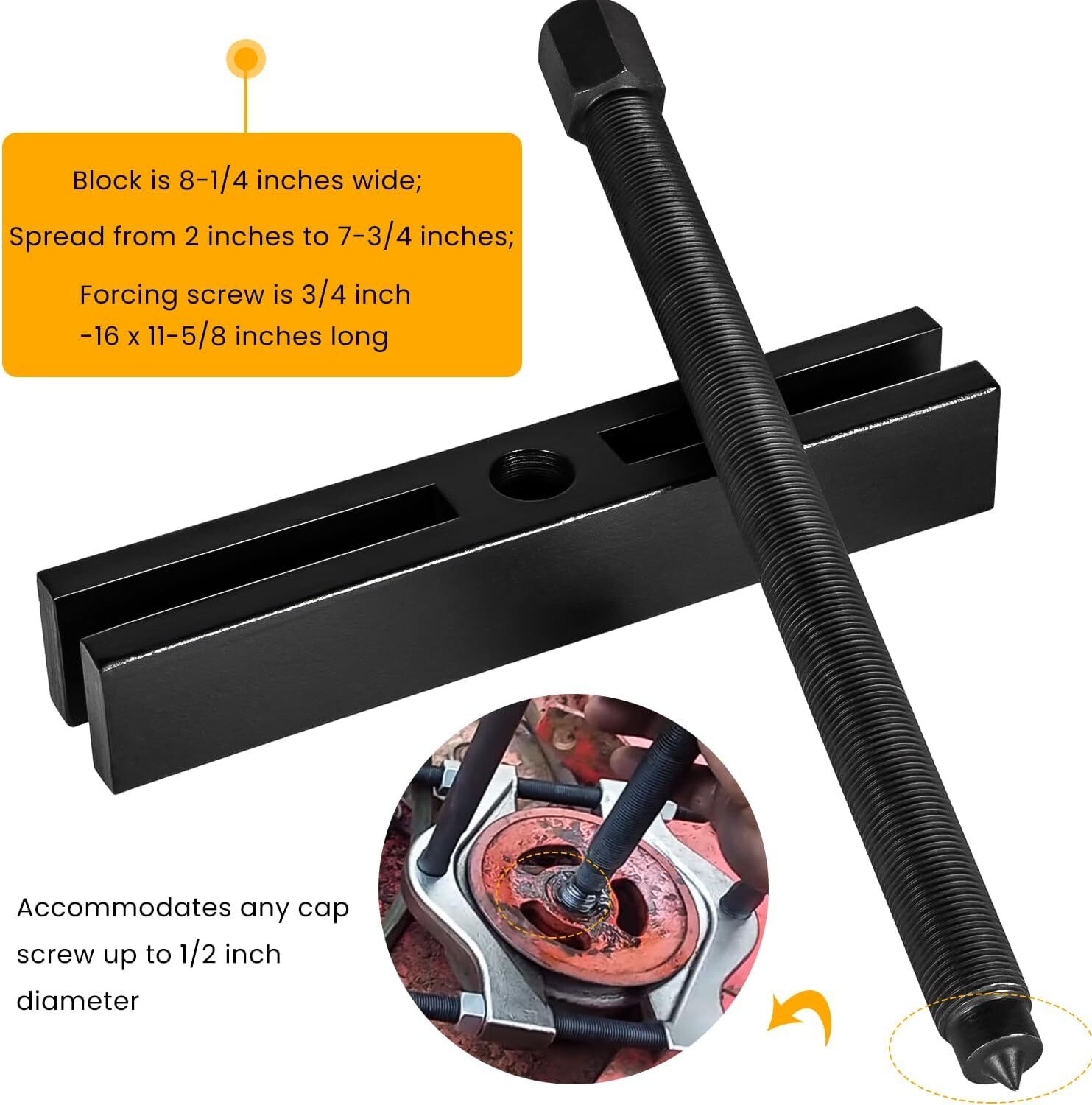 522 Large Gear and Pulley Puller Bearing Remover Tool