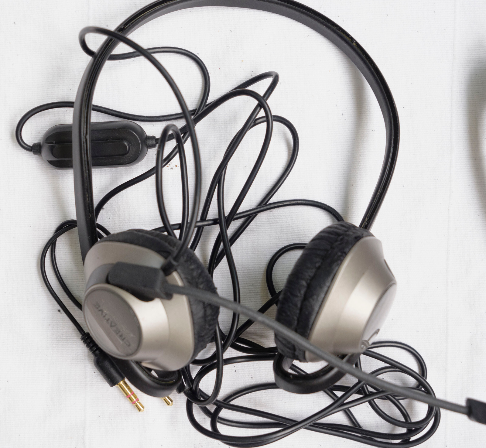 Logitech USB Wired Headset lot, USED bad shape