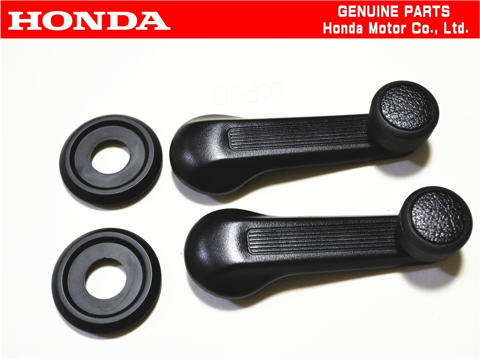 HONDA ACURA 90-93 INTEGRA DA6 Window Glass Regulator Crank Handle Set  OEM