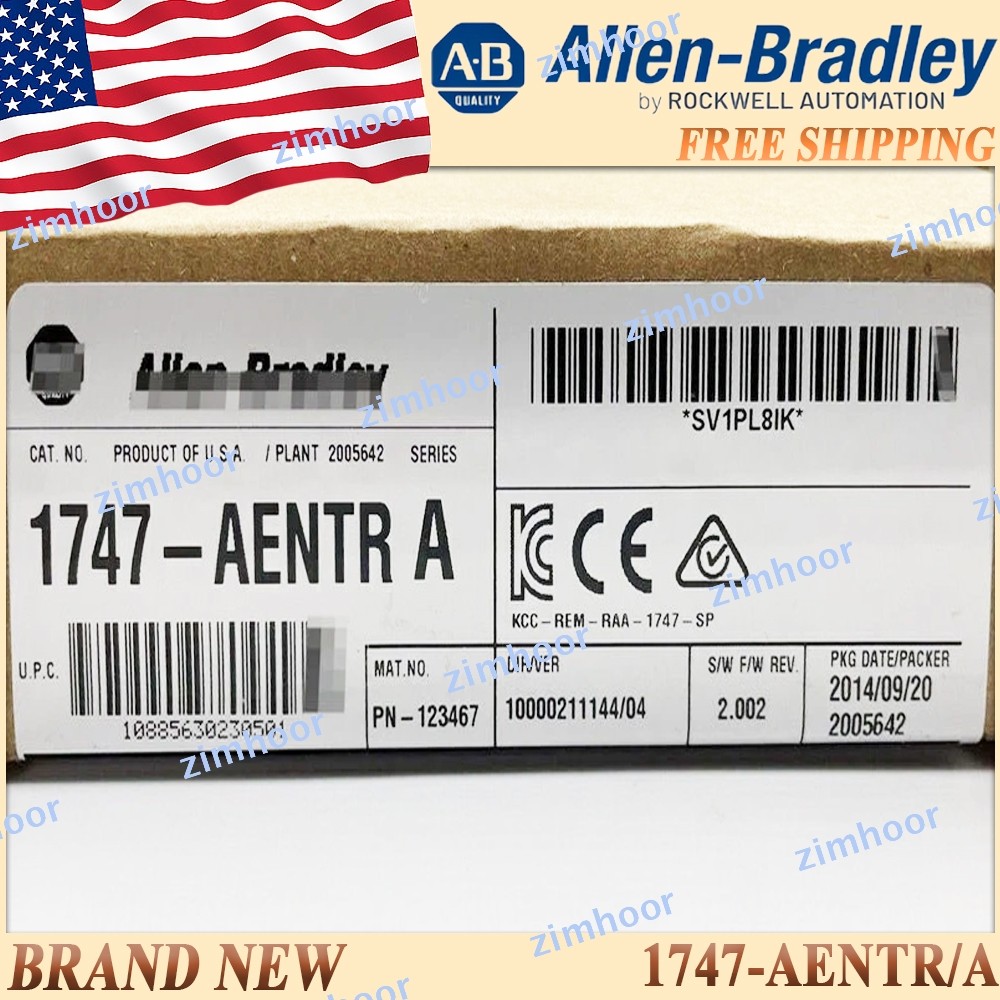 New in Box AB 1747-AENTR/A SLC 500 Ethernet/IP Adapter 1747AENTR serA Free Ship