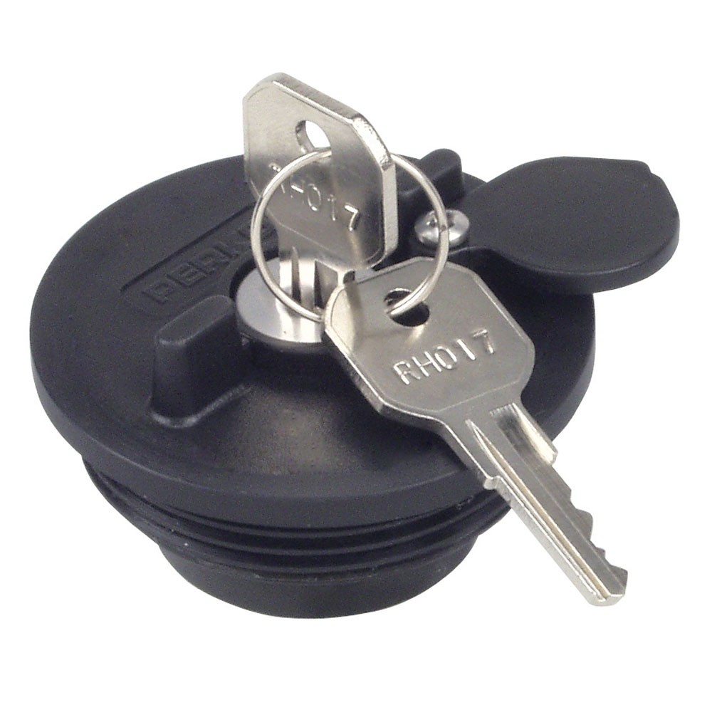 Perko Fuel System Locking Cap f/ 1-1/2" Non-Vented Fills 1324DP0BLK UPC 08522...