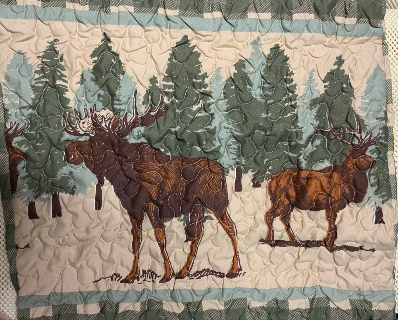 ✅ GREENLAND HOME- STANDARD SHAM MOOSE, MULTICOLOR 20”x26”