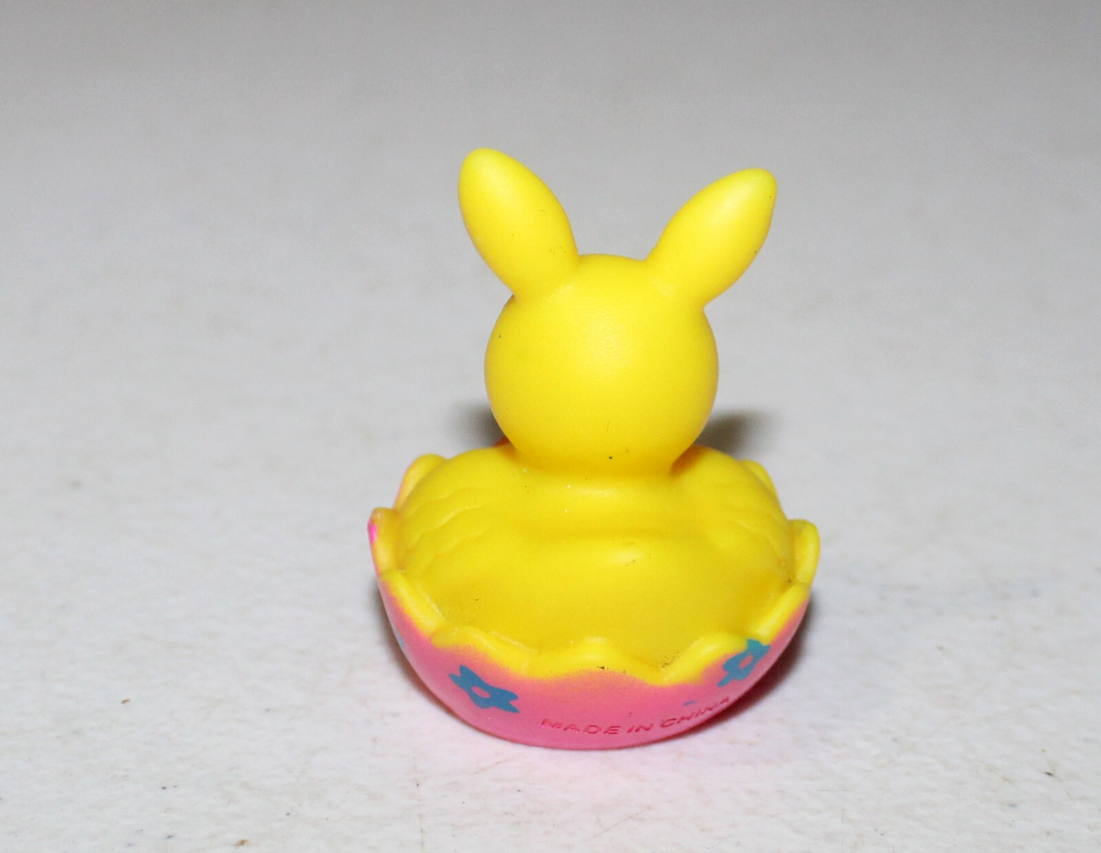 Easter Yellow Bunny Mini Rubber Duck Easter Egg 2" Oriental Trading