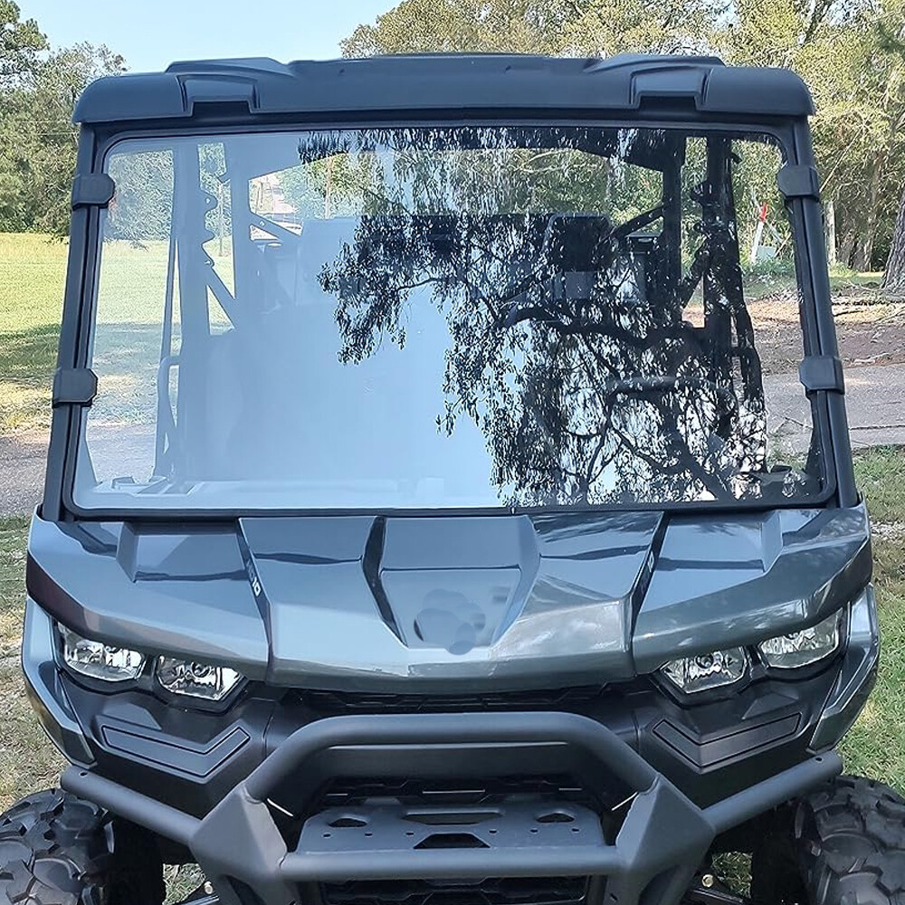 KEMIMOTO Front Full Windshield Scratch Resistant for Can Am Defender/MAX 2016-26