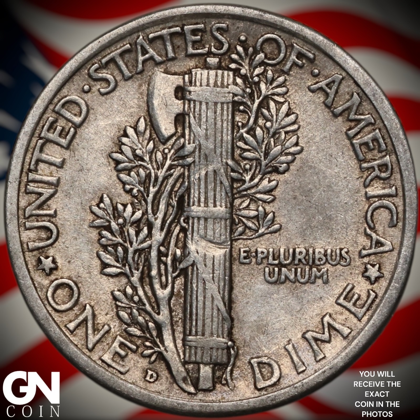 1920 D Mercury Dime A0554