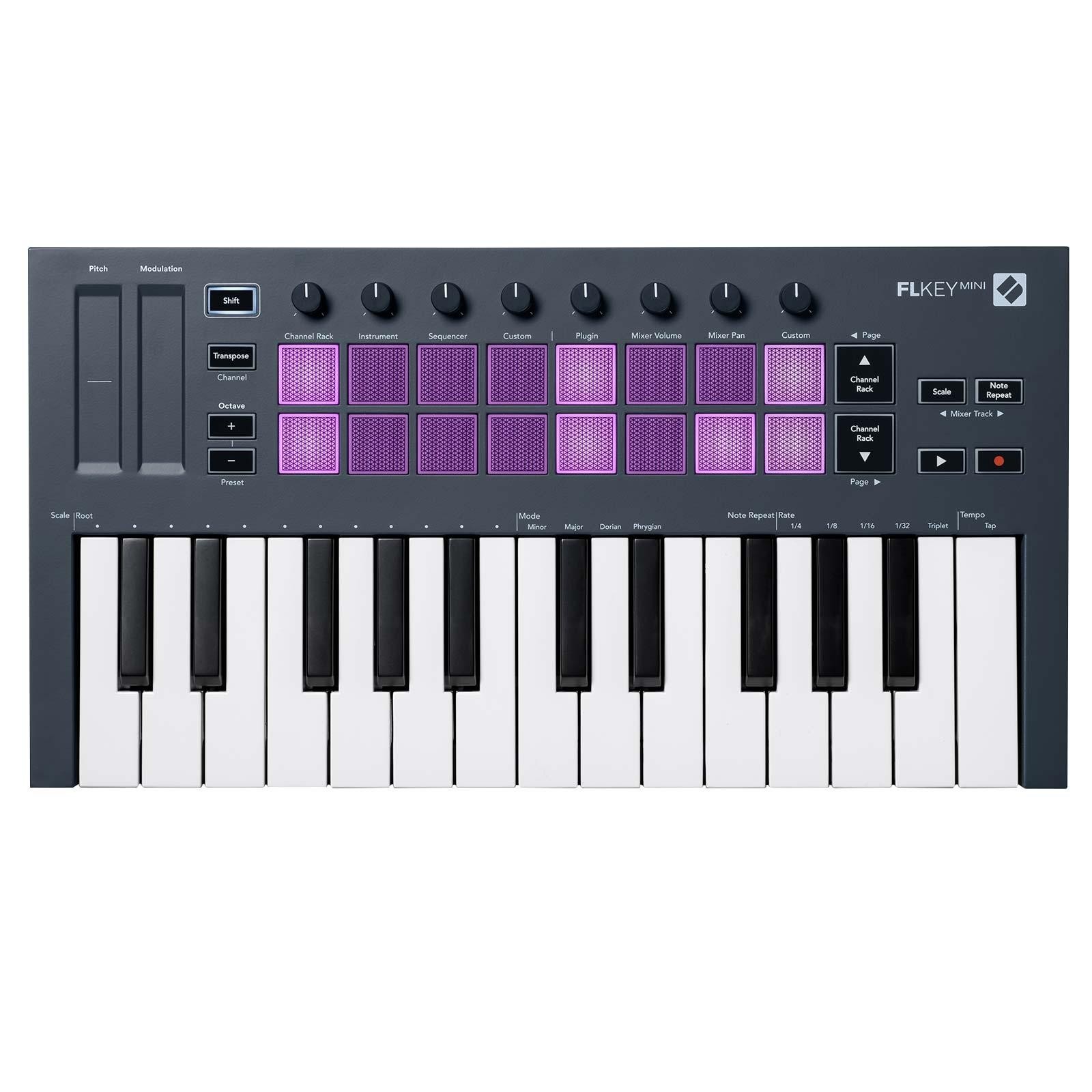 Novation FLkey Mini Compact 25-Mini-Key MIDI Keyboard Controller