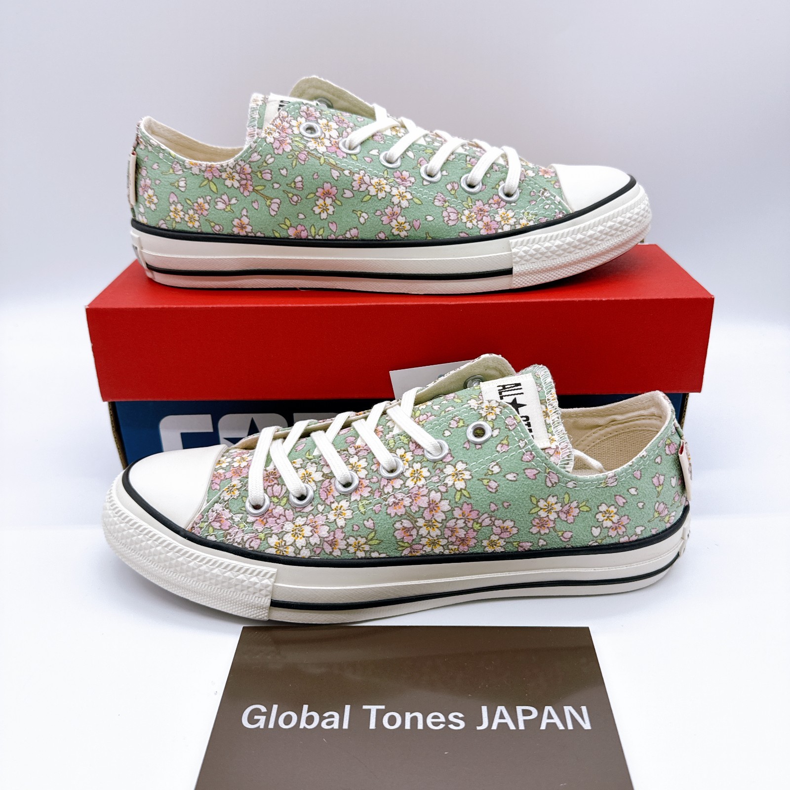 Kyoto Ippuya × Converse All Star WF OX 31318381 Light Green ABC-MART US 3.5-11.5
