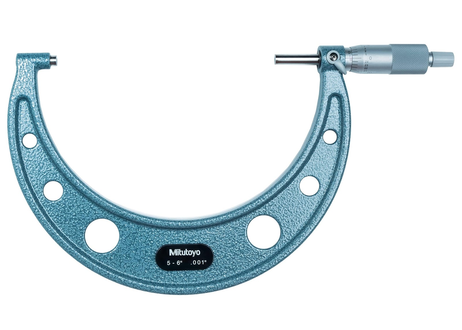 Mitutoyo 103-182, Outside Micrometer Precision Measuring Tool, 5-6"