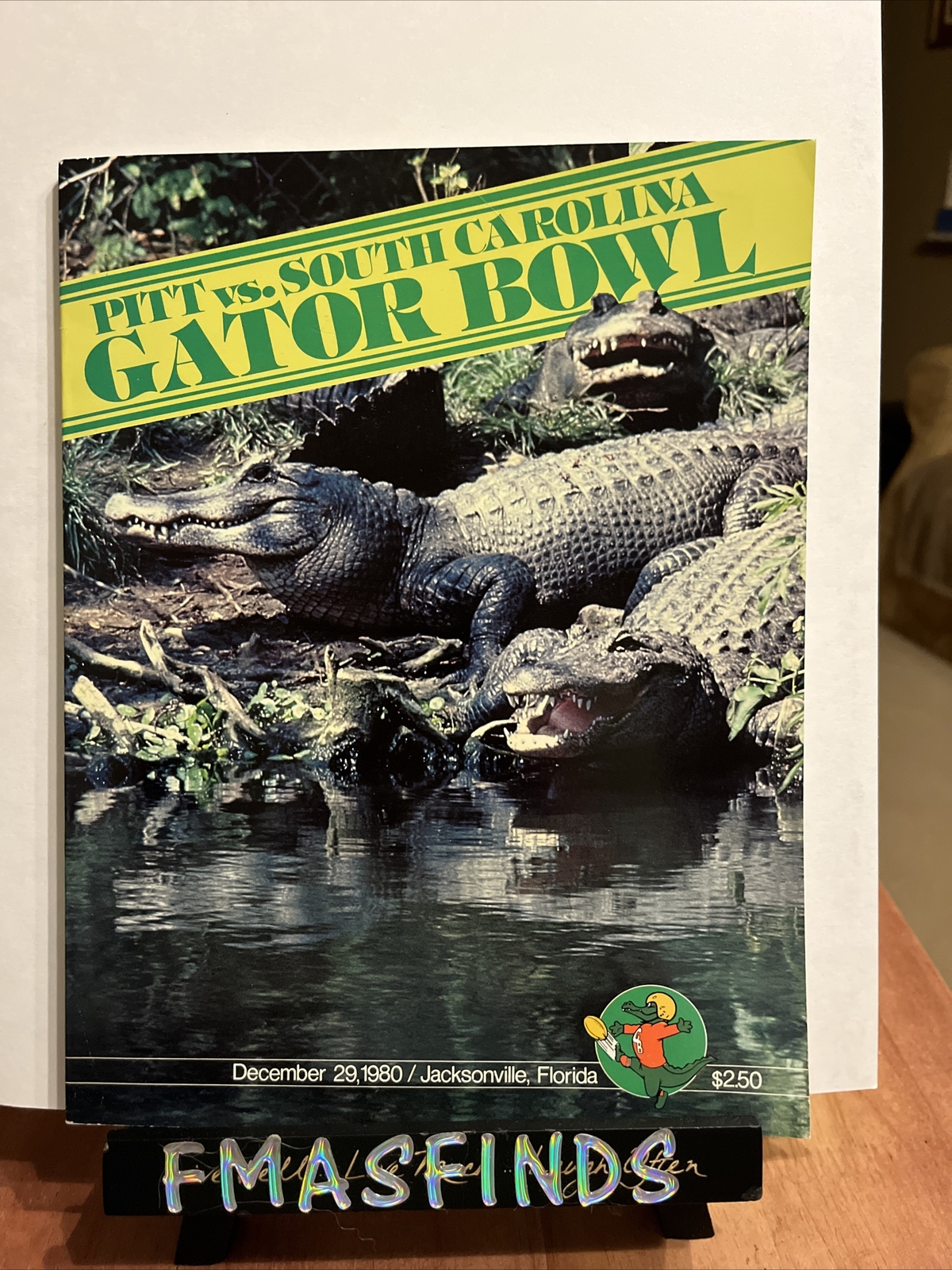 B3 1980 DAN MARINO PITTSBURGH vs SOUTH CAROLINA GATOR BOWL Program Dec 29