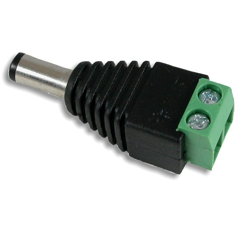 5.5mm x 2.1mm DC Power male Jack Connector Plugs For LED Light Strip