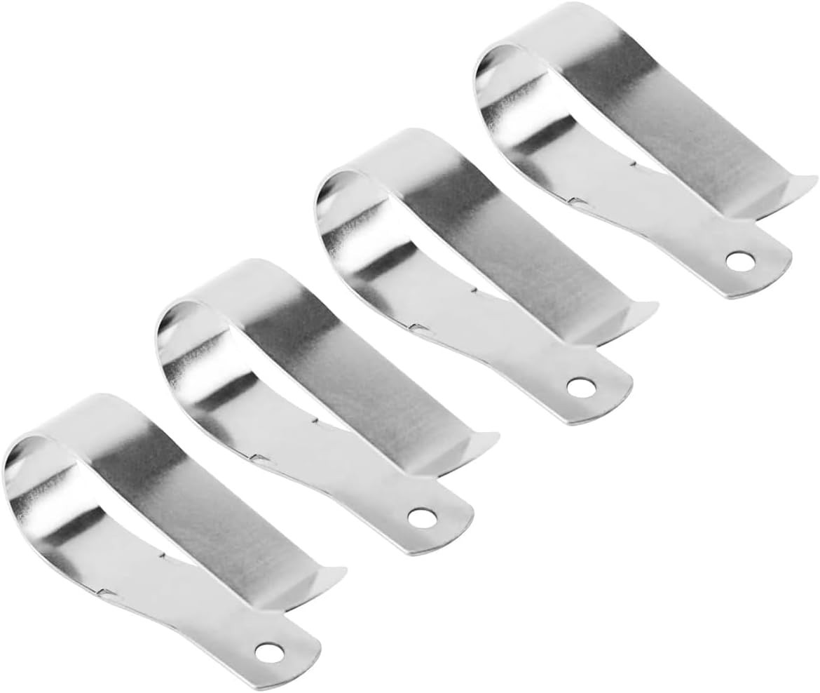 Genie Garage Remote Visor Clip Replacement - 4 Stainless Steel Clips Included