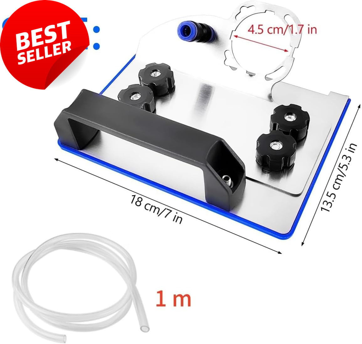 45° Tile Chamfering Tool for Angle Grinder Precise Ceramic Tile Cutting Stand