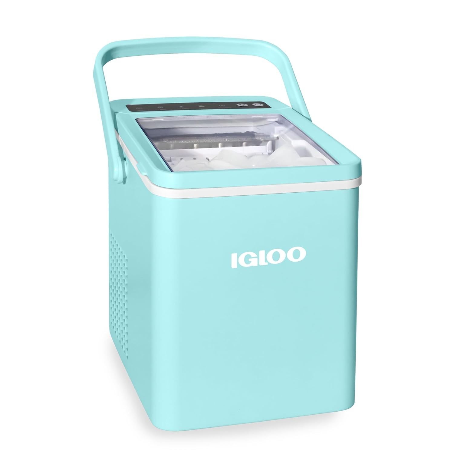 Automatic Self-Cleaning Portable Electric Countertop Ice Maker Machine with H...