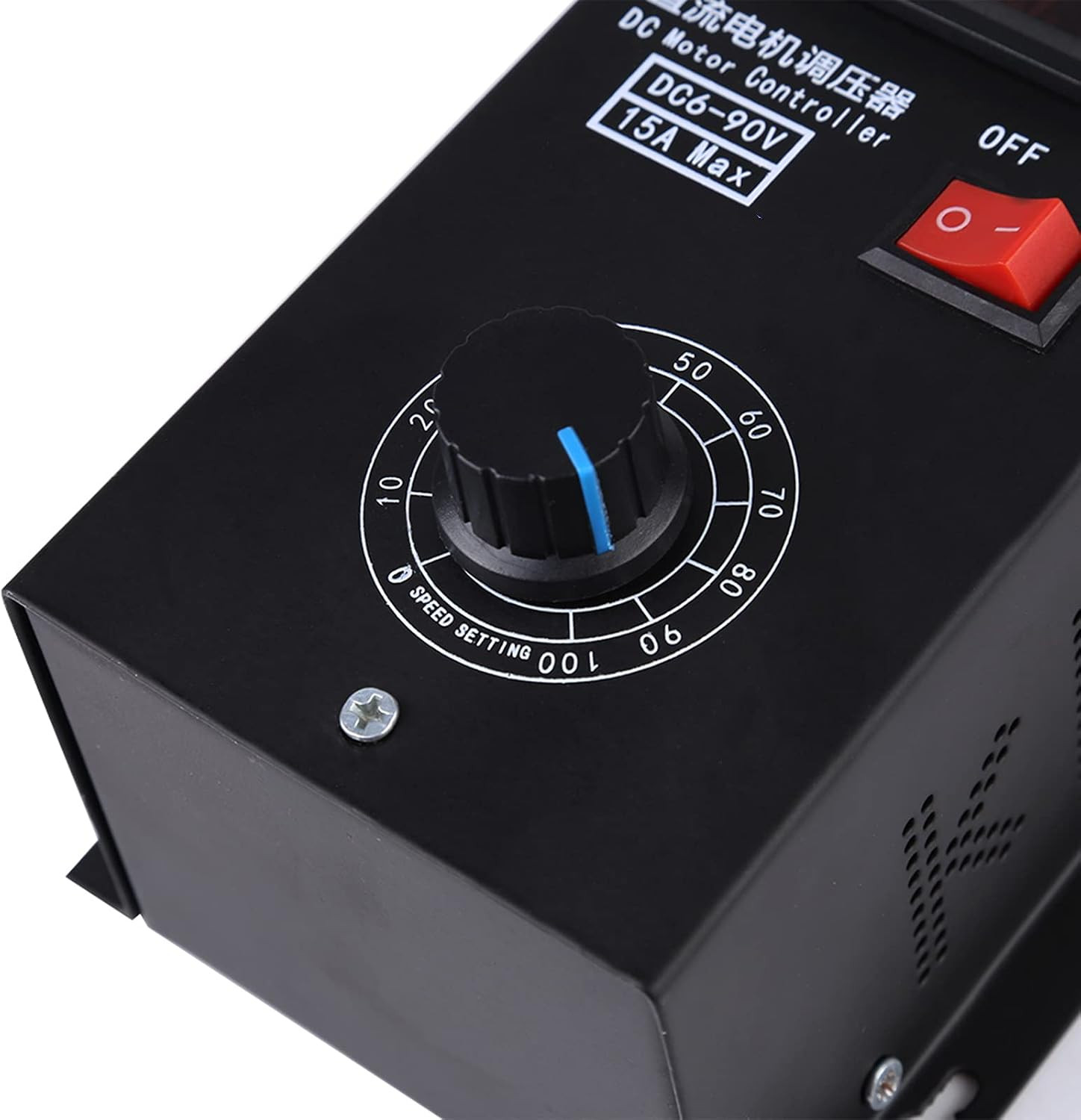 Universal 6V - 90V PWM DC 90V DC Motor Speed Controller Speed Controller PLC 15A