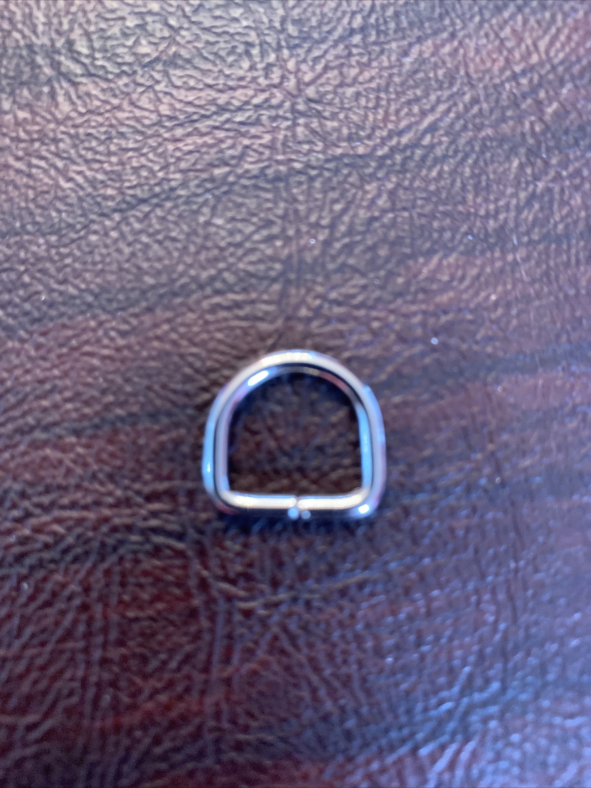 Silver D-Rings New 1/2 Inch