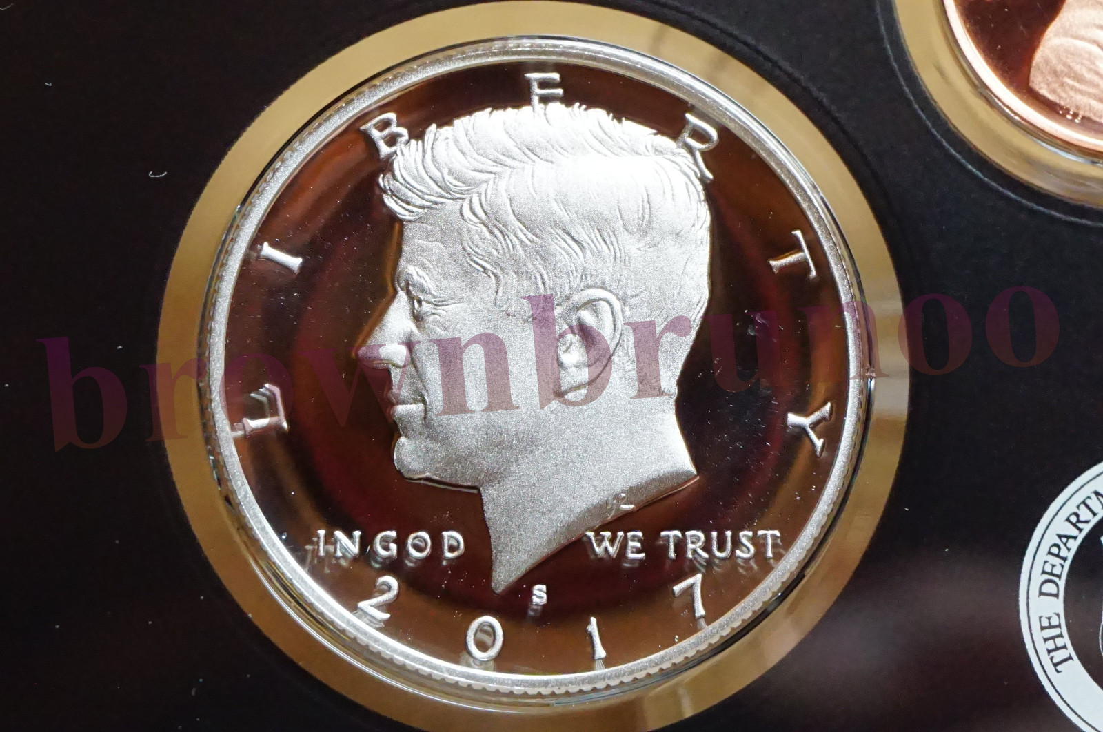 2017 S Partial Proof Set SILVER Kennedy Dime Native $1 5¢ 1¢ 5 Coins NO BOX COA