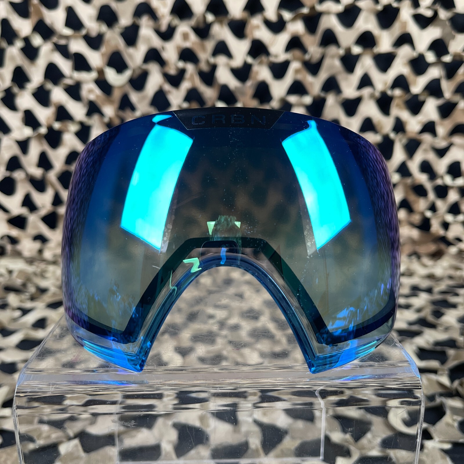 New Carbon CRBN Zero C-Spec Midlight Lens - Cyan Fade - Cyan Mirror