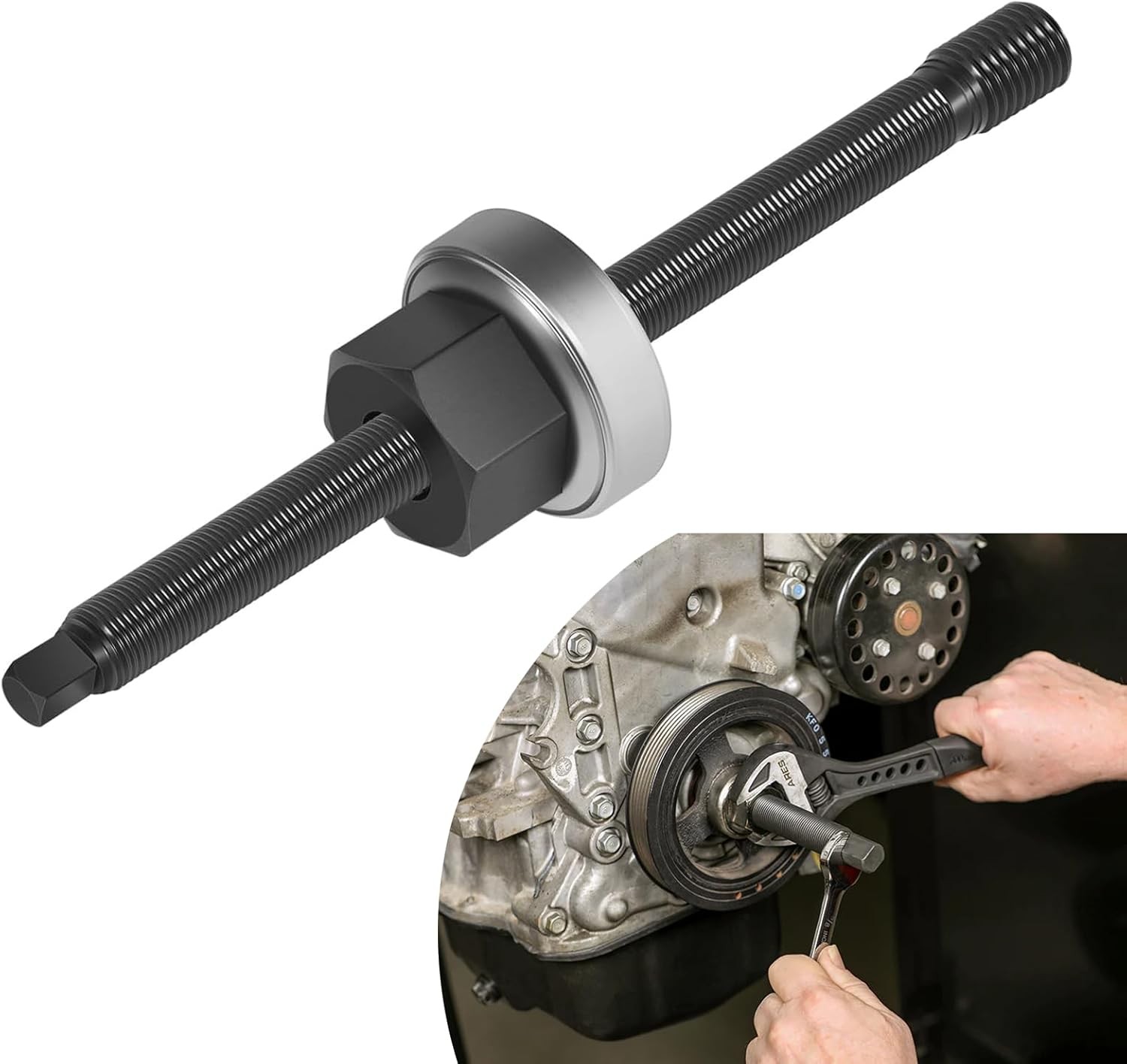 LS Harmonic Balancer Puller Installer Kit M16 x 2.0 For GM LS LT V8 Gen 3 4 5