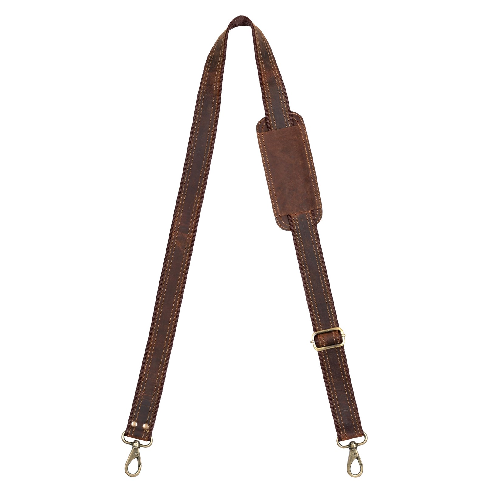 Hell Blues Bag Strap Replacement - Genuine One Size, Rustic Brown Buff