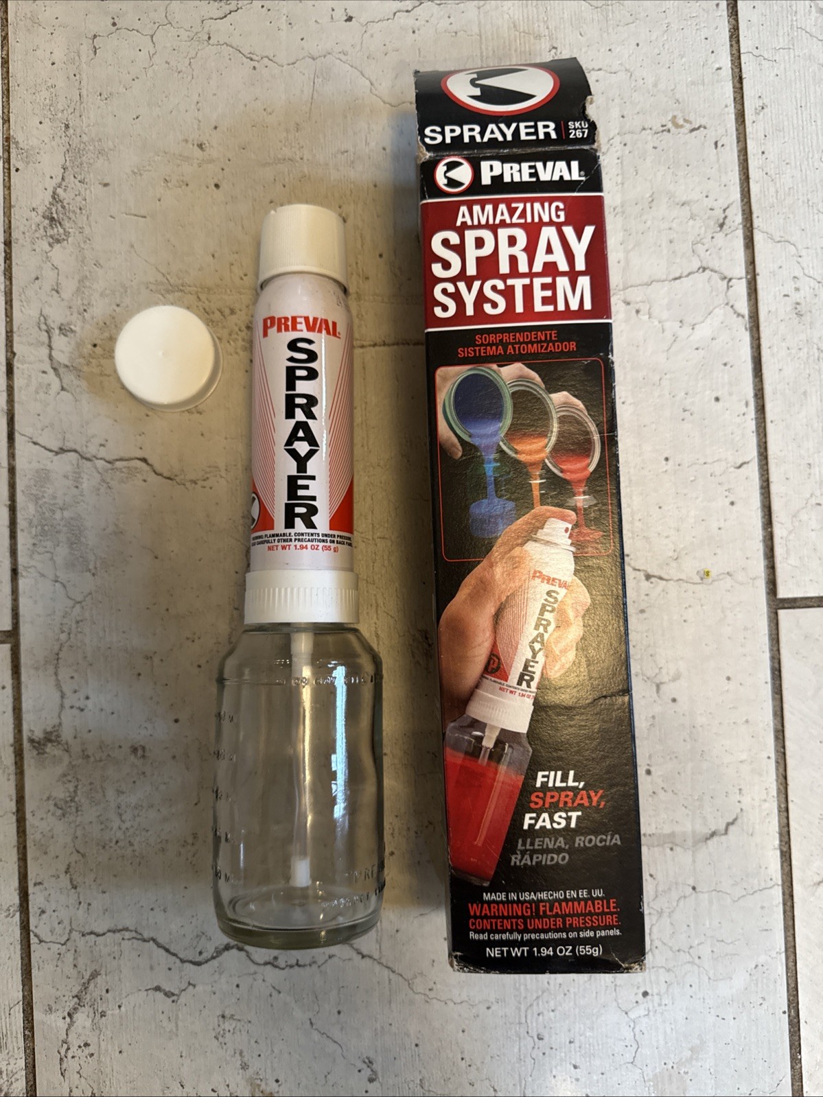 Preval Sprayer 267 Preval Spray Gun- NEW