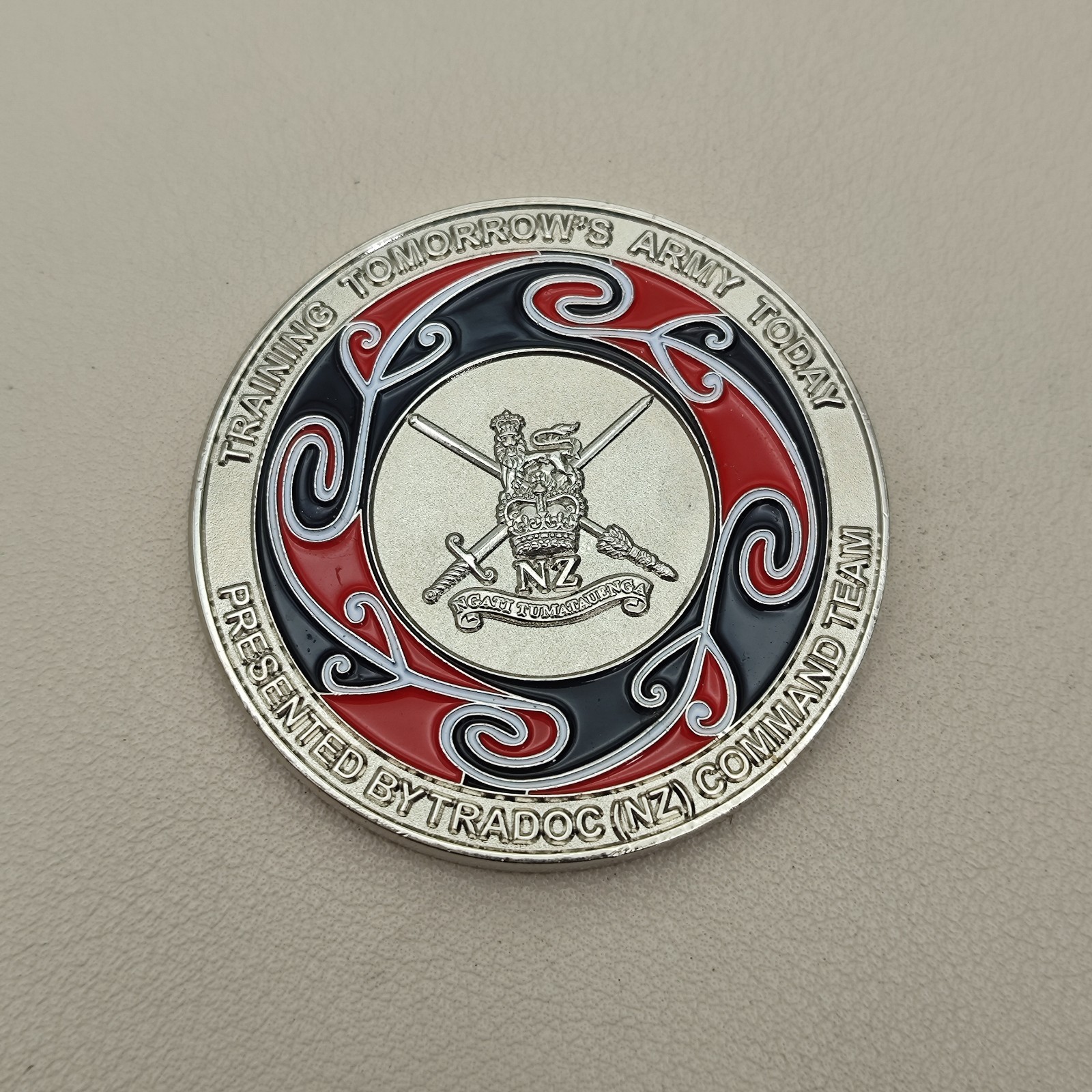 New Zealand Training Doctrine Command Challenge Coin