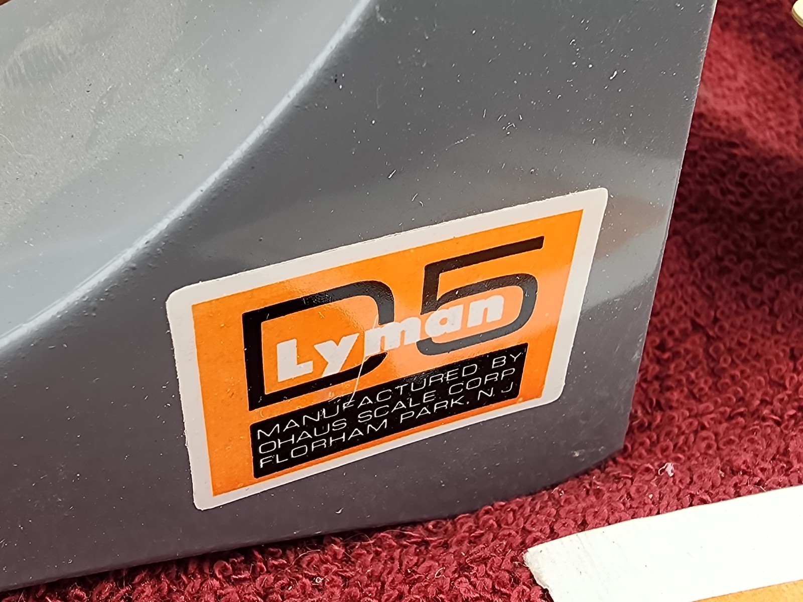 Lyman Reloading Precision D-5 Balance Beam Loading Scale by Ohaus