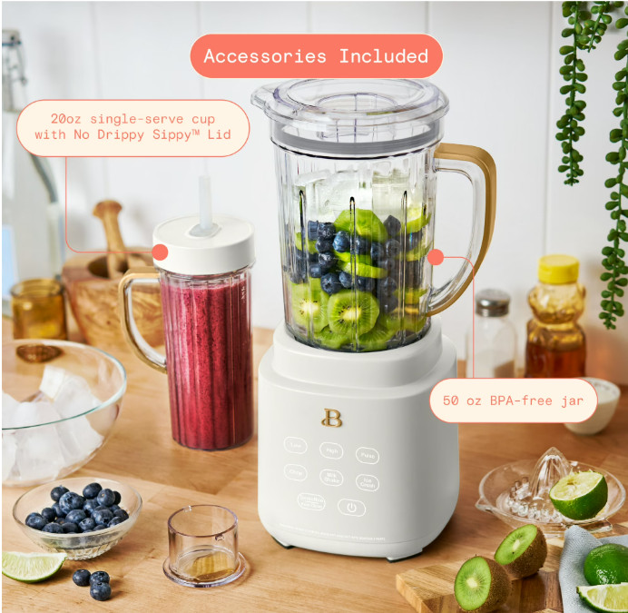 Beautiful PowerExact Blender System, White Icing by Drew Barrymore