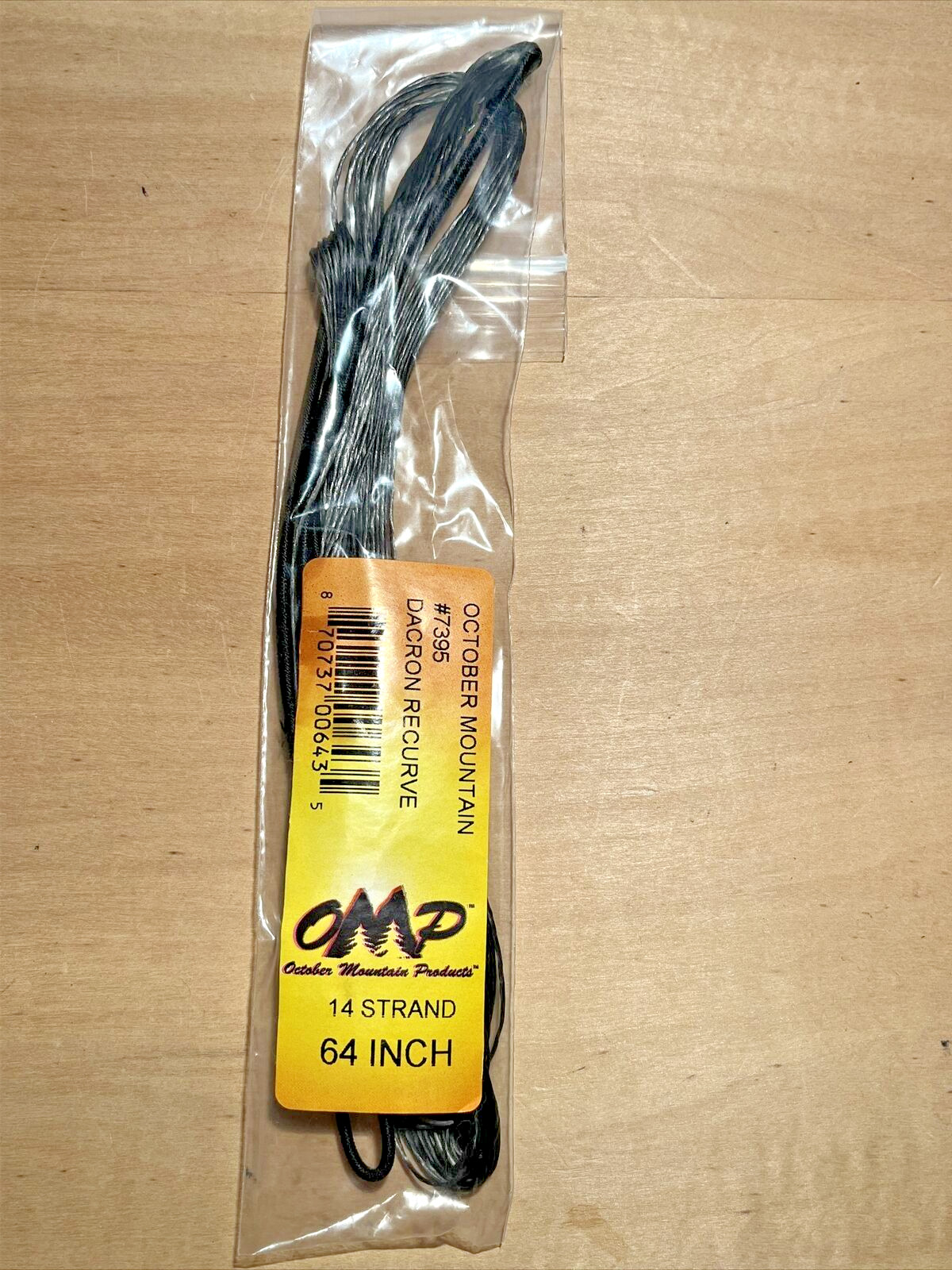 October Mountain Recurve String B50 64 in. AMO 14 Strand