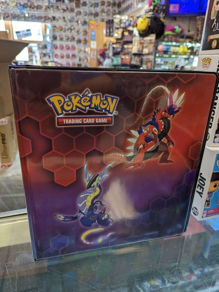 Pokemon 3 Ring Binder Koraidon Miraidon 2 inch