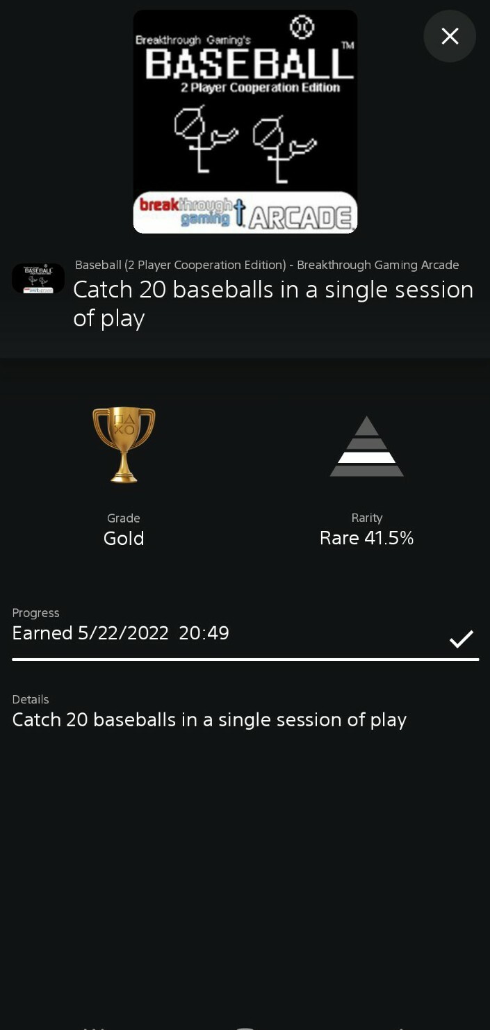 Baseball (2 Player Cooperation Edition) PS4 Platinum Trophy Service - LEGIT PLAY