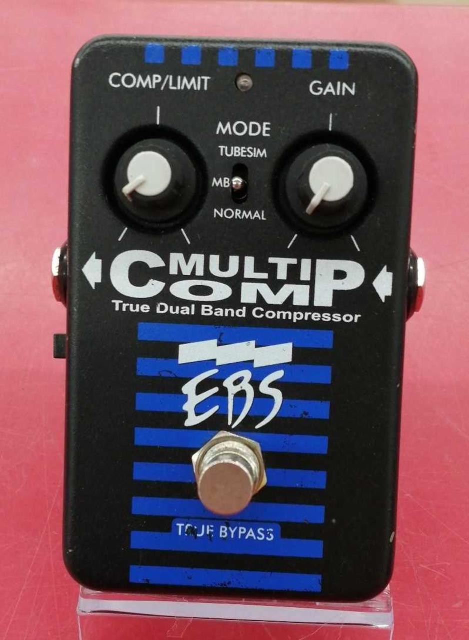 EBS MultiComp Compressor Pedal Effects Guitar Used