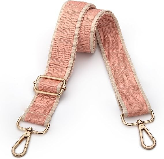 Purse Straps Replacement Crossbody Bag Strap for Purses Adjustable Pink Maze