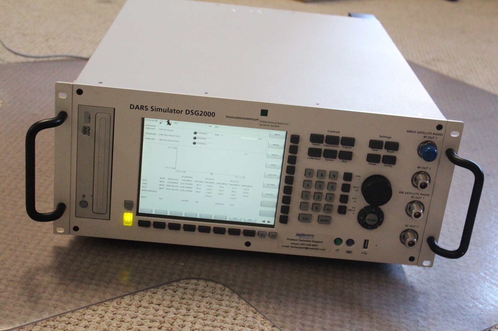 Innovationszentrum DARS Simulator DSG2000 Sirius XM Signal Generator - Good Work